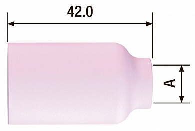 Сопло керамическое для газовой линзы №6 ф10 FB TIG 17-18-26 (10 шт.) FUBAG