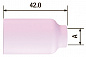 Сопло керамическое для газовой линзы №6 ф10 FB TIG 17-18-26 (10 шт.) FUBAG